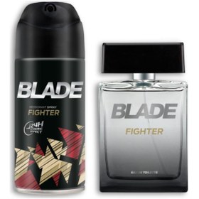 Resim Blade Fighter Erkek Parfüm Seti Edt 100ml + 150ml Deodorant Men Kofre Set 