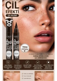 Resim Last Show Your Sweetness Freckle Çil Kalemi Eyeliner Pen Kahverengi 