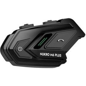 Resim Nukrotech M6 Plus Bluetooth İntercom Siyah 