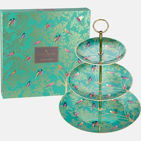 Resim SARA MILLER Portmeirion Chelsea 3 Katlı Pasta Standı 