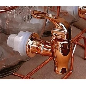 Resim Genpazar Cam Sebil Damacana Yedek Musluğu, Yaylı Basmalı Tip (Gold Renk) 