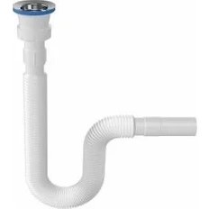 Resim Arçe Körüklü Uzun Lavabo Evye Sifonu 