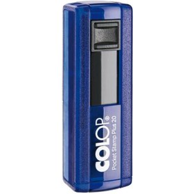 Resim COLOP CEP20 KAŞE MAVİ KASA SİYAH KEÇE - 14X38MM 