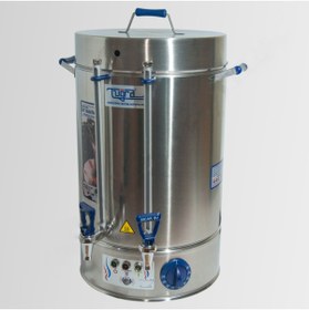 Resim Tuğra Elektrikli Semaver 160 Bardak 16 Litre Çay Makinesi Otomatı Çaycı Krom 