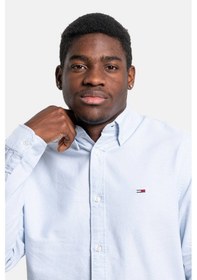 Resim Tommy Jeans Erkek Gömlek-dm0dm21298 Mavi 