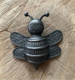 Resim Büyük Arı Maya Taktak Antik Oksit Pirinç Kapı Tak Tak Kapı Tokmagı 