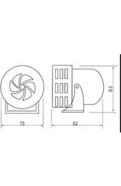 Resim Gwest MS-190 Mini Motor Siren 