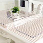 Resim 120Cmx70Cm Şeffaf Pvc 1,7 Mm Masa Örtüsü Koruyucu Xömbx5 