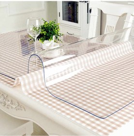 Resim 120Cmx70Cm Şeffaf Pvc 1,7 Mm Masa Örtüsü Koruyucu Xömbx5 