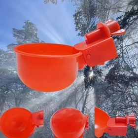 Resim Tavuklar ve Kümes Hayvanları İçin Otomatik Plastik Su Çeşmesi: Pil Gerekmez 