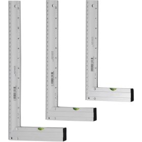 Resim Venoa Master Alüminyum Marangoz Gönye Cetvel Su Terazili 350 mm 