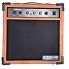 Resim High Tone HT15 Combo Elektro Gitar Amfisi - Kahverengi 