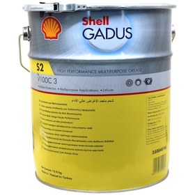 Resim Shell Gadus S2 V100C 3 Mükemmel Yağlama Rulman Gresi 15 KG 
