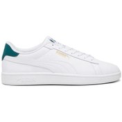 Resim Puma 39098714 Puma Smash 3.0 L Whıte Malachıte Erkek Sneaker Beyaz 