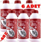 Resim Nova -40 Derece Organik Kırmızı G12 Antifriz 1.5litre X6 