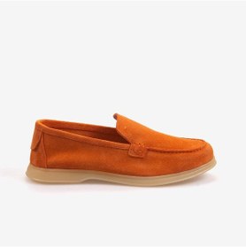 Resim Rouge Kadın Loafer 0172 Turuncu Süet 