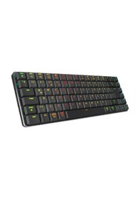 Resim Rampage W-granıte Siyah-gri Low Profile Blue Swıtch Mekanik Gaming Oyuncu Klavye Q Rgb 2,4 Ghz+ Bt 