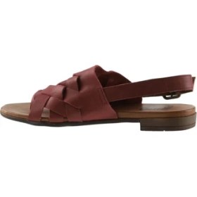 Resim Bueno Shoes Kırmızı Deri Kadın Parmak Arası Sandalet 
