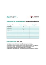 Resim Renault R19,megane,clio İçin Kolçak Somunu- 5'li 