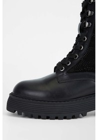 Resim Tamer Tanca Kadın Hakiki Deri Siyah Deri Casual Bot 231 1054 Bn Bot Sk23/24 Sıyah Dr Siyah 