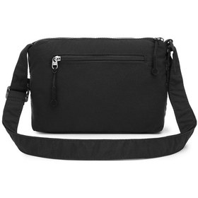Resim Smart Bags Siyah Ultra Hafif Kumaş Orta Boy Günlük Kadın Omuz Ve Çapraz Çanta 