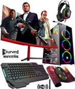 Resim Gamepage Magic X70 I5-3470 16gb 256gb 1tb Gtx1050ti 23.8" Curved Oyuncu Masaüstü Bilgisayar 