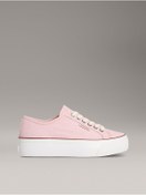 Resim Calvin Klein Ck Yw0yw01838 Vulc Flatform Ctn Logo Tag Kadın Sneakers 