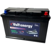 Resim VOLT ENERGY 12 V 100 Amper Deep Cycle Marin Jel Nanocarbon Akü (ÜRETİM TARİHİ:2024) 