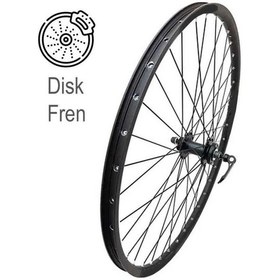 Resim 24 Örülü Jant Ön Çift Kat Siyah Diskli Siyah Tel Yerli 