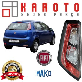 Resim Mako Fiat Punto Evo(199) 2008-> Sol Arka Stop Lambası (Siyah Çerçeve-Fl Sport) 