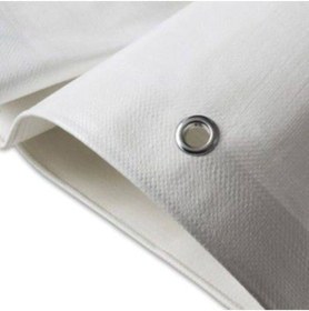 Resim Edoplast 5x10 Metre Beyaz Çadır Branda Su Geçirmez Pvc Tente Gölgelik Koruma 