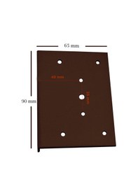 Resim Eymenyapimarket Dolap Menteşe Tamir Sacı Seti Kasa Kısmı Için 2 Li Koyu Kahve (531861332) 