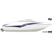 Resim Tekne Lacivert Siyah Sticker Etiket Model 