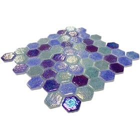 Resim MozaiKristaL Yaşam alanlarının tüm yüzeyleri için 38x38 Hegza Cam Mozaik. ( 1 Kutu = 1 m2 Fiyatıdır ) 