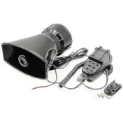 Resim Yifomall 12v 110db 5 Sesli Araç Megafonu - Acil Durum Sirenli Yüksek Kalite Hoparlör 