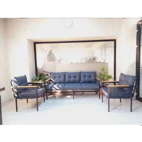 Resim İnci Balkon-bahçe-kafe-çay Seti-koltuk Oturma Takımı-oturma Grubu Çstakımlazer Mavi 
