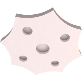 Resim Motifpiyer Tavan Spot Göbegi-Motifli-Sekizgen-İçegri-duz-56cm 