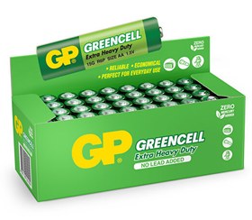 Resim Greencell 15G 1.5 V R6P/1215/AA Boy 40'lı Kalem Pil 