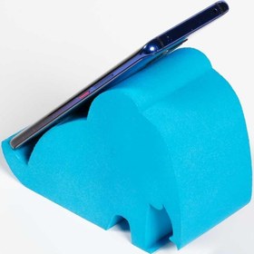 Resim Birlik Sünger Sünger Fil Masa Üstü Telefon Ve Tablet Tutacağı Mavi 14x10,5x6 Cm 