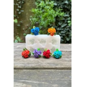 Resim Storemax Concept Gül Mini Silikon Mum Kalıbı 