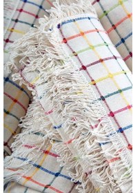 Resim Pamuklu Buldan Işi Çekyat-Koltuk Örtüsü 180x220 