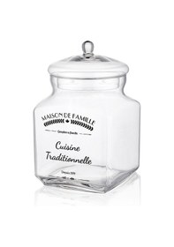 Resim The Mia Kapaklı Cam Saklama Kabı 23 Cm Cam0362 