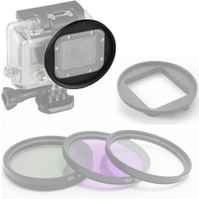 Resim Sanger Gopro Dive Housing İçin 58mm Filtre Baglantı Adaptörü 