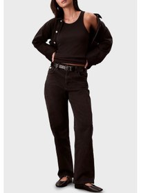 Resim Calvin Klein Bayan Kot Pantolon Lv047b909g 846 Siyah Siyah 