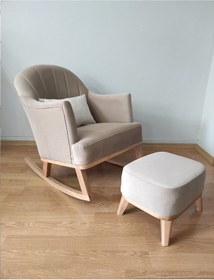 Resim NOSSO HOME Emzirme Koltuğu Sallanan Koltuk Tv Koltuğu ( Dora Natürel ) 