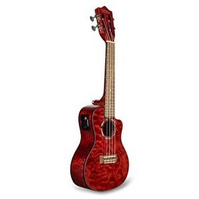 Resim Lanikai QM-RDCEC Quilted Maple Concert Elektro Ukulele 