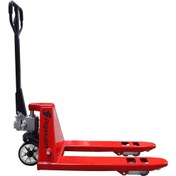 Resim Sanica 3000kg Kapasiteli 1150mm Kauçuk Tekerlekli Manuel Transpalet 