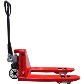 Resim Sanica 3000kg Kapasiteli 1150mm Kauçuk Tekerlekli Manuel Transpalet 