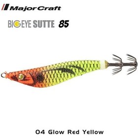 Resim Major Craft Çapari Kalamar Zokası BES-85 004 Glow Red Yellow 