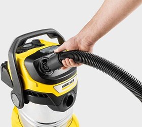 Resim Karcher 1.628-360.0 S V-30/8/22/T (YSY) WD 6 EU Çelik Kazan Sarı Islak-Kuru Elektri̇kli̇ Süpürge 